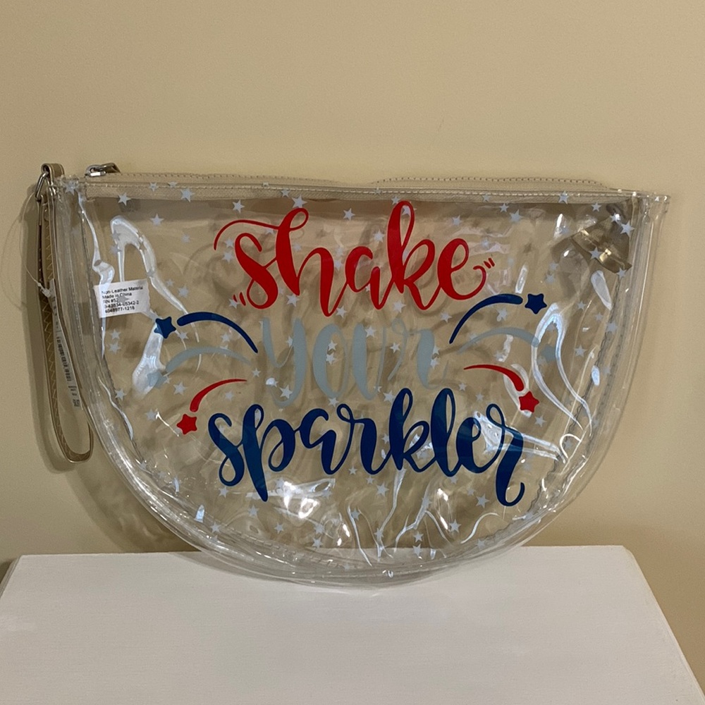 👙Swim Beach Clear Pouch….Shake Your Sparkler👙